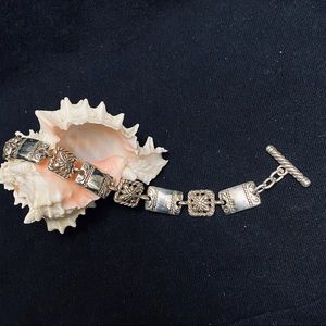 Vintage Brighton silver link bracelet